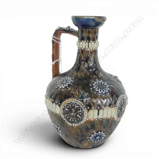 ROYAL DOULTON LAMBETH EWER missing stopper H.170mm