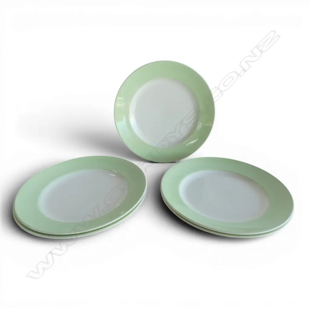 5 VINTAGE CROWN LYNN DINNER PLATES  Image 1++