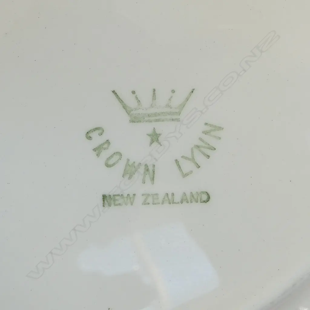5 VINTAGE CROWN LYNN DINNER PLATES  Image 1++