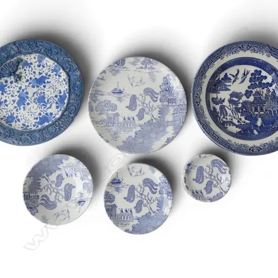 ASSORTED B/W CHINA
