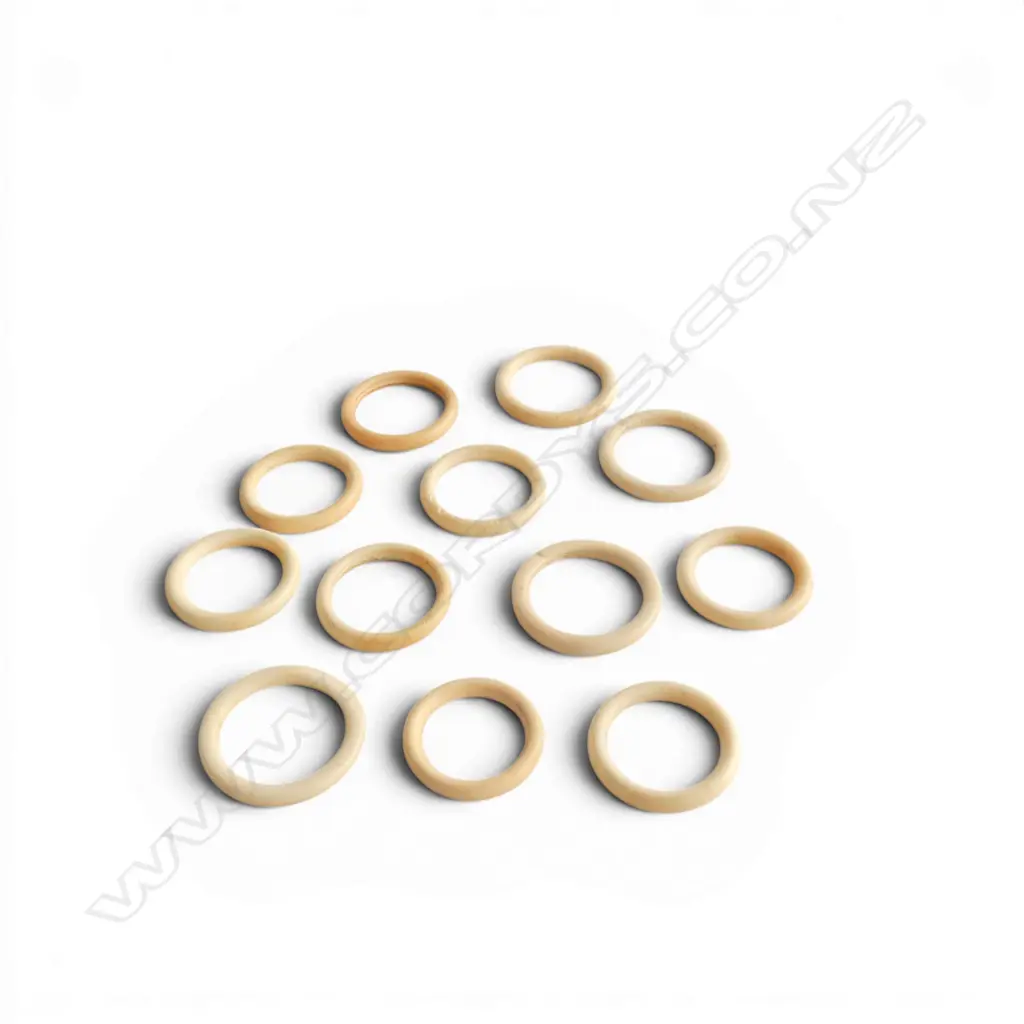 Bag bone rings ex. a sewing collection. Dia. approx. 23mm Image 1++