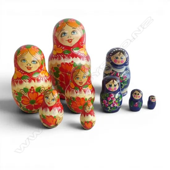 2 BABUSHKA DOLLS H.140mm