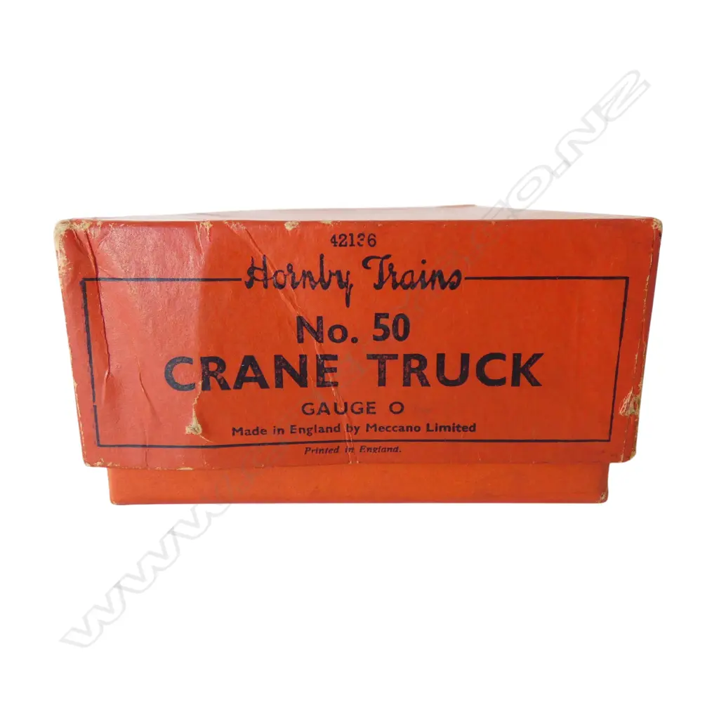 VINTAGE HORNBY RAILWAY '0' GAUGE NO.50 CRANE TRUCK Image 1++