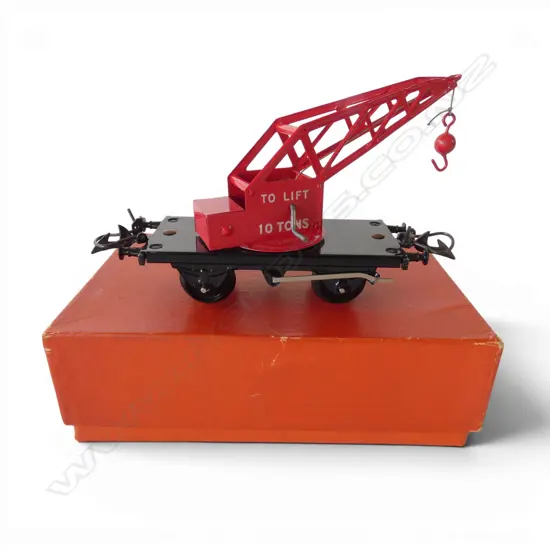 VINTAGE HORNBY RAILWAY '0' GAUGE NO.50 CRANE TRUCK