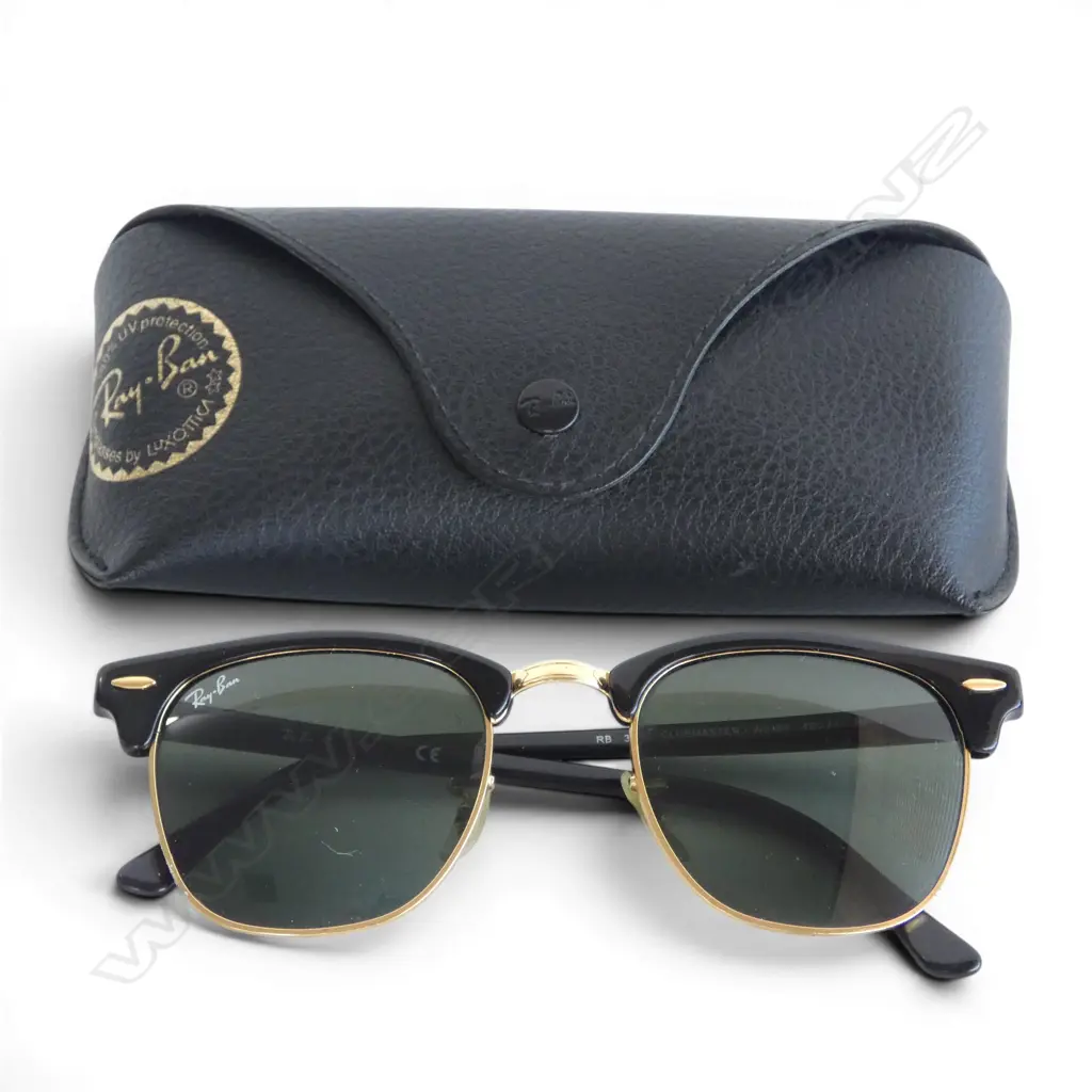PR RAY BAN SUNGLASSES, CASED Image 1++