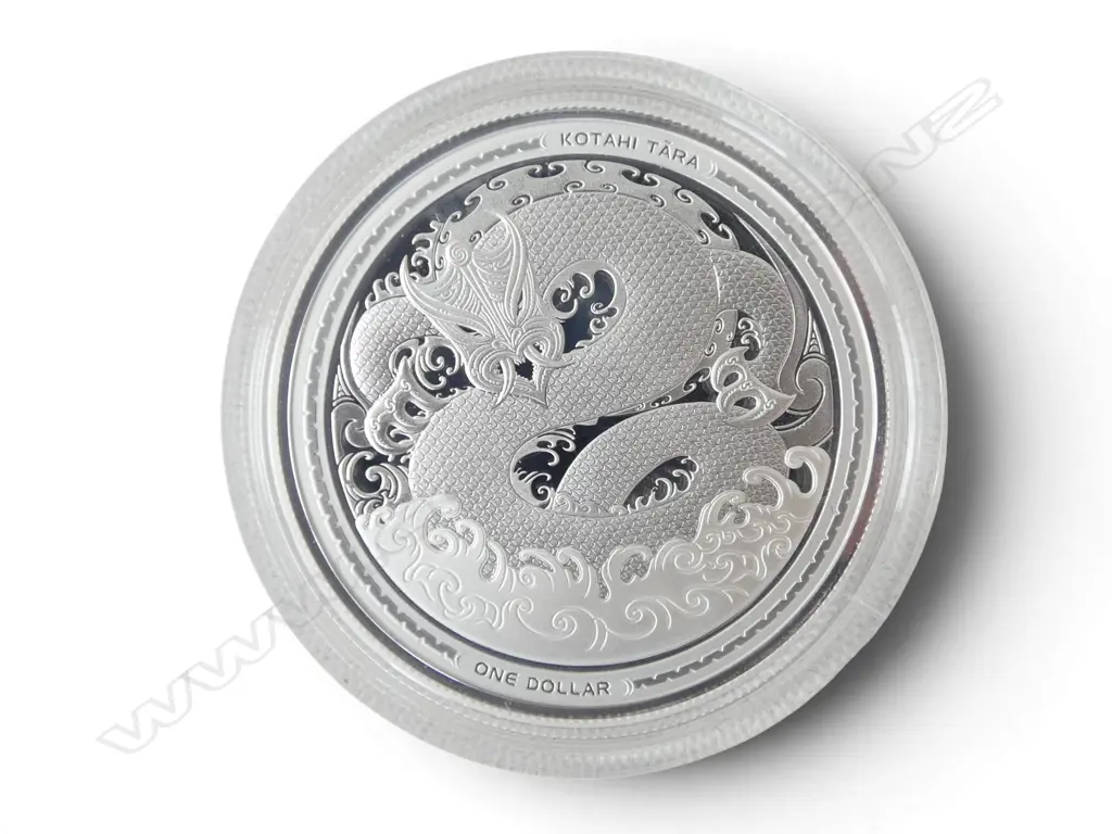 BOXED TANIWHA .999 SILVER PROOF 1oz COIN Image 1++