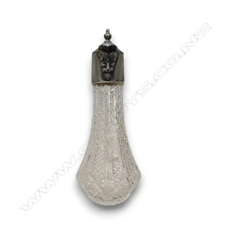VINTAGE ENGLAND CUT GLASS CLARET JUG 300mm H Image 1++