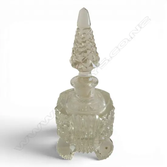 CUT CRYSTAL SCENT BOTTLE H.120mm 