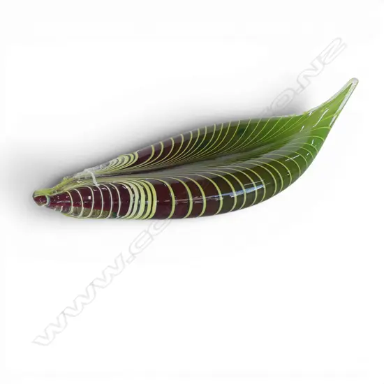 JASON SVENDSON, ART GLASS LEAF (2014) L.390mm