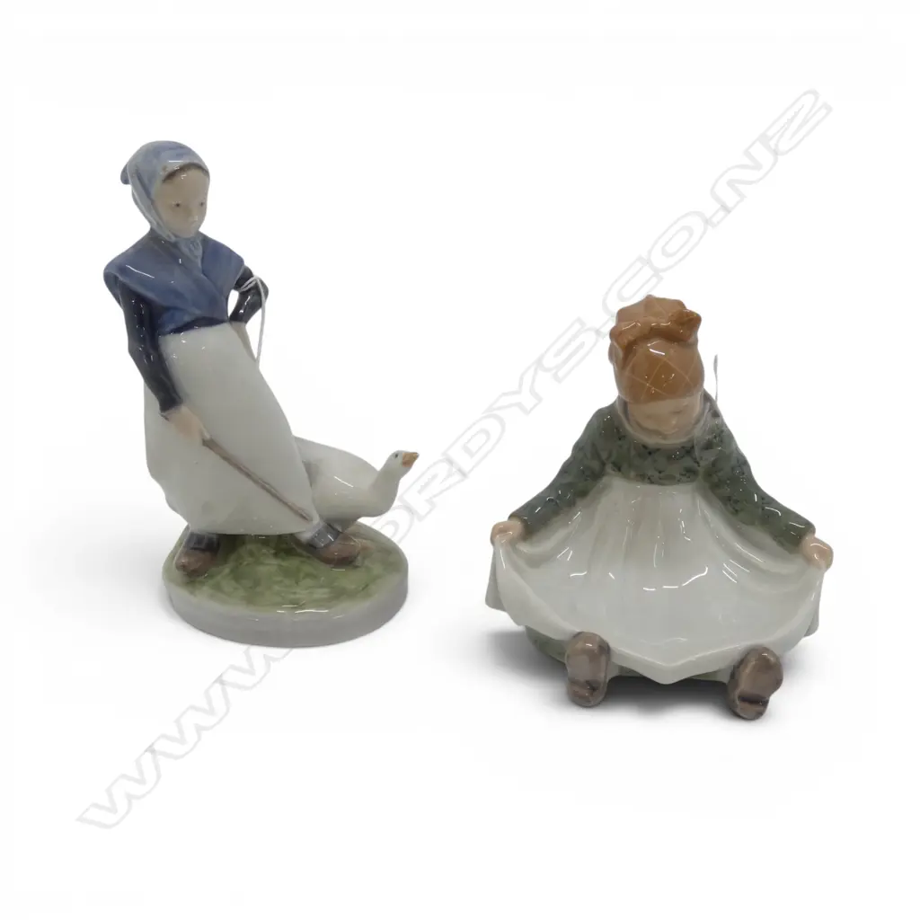 2 ROYAL COPENHAGEN FIGURINES H.180mm Image 1++