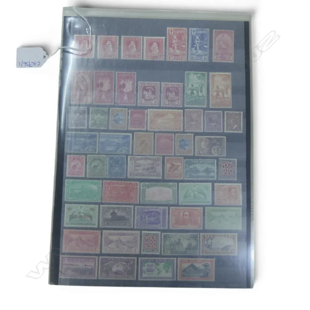 SHEET OF EARLY NEW ZEALAND STAMPS Image 1++