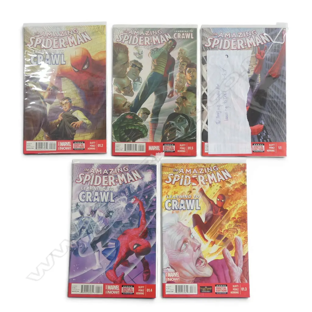 MARVEL THE AMAZING SPIDERMAN - LEARNING TO CRAWL 1-5 Image 1++