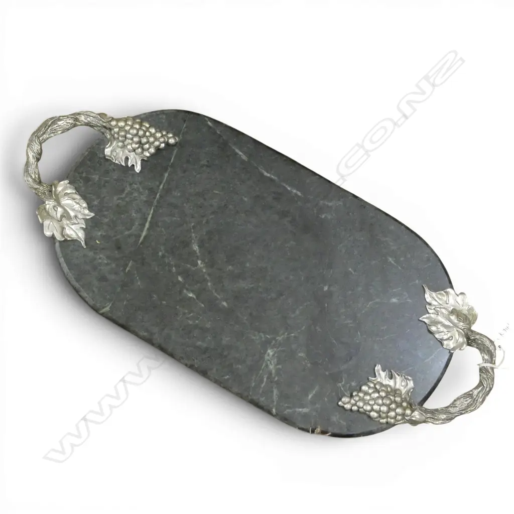 GREEN MARBLE TRAY 255x555mm Image 1++