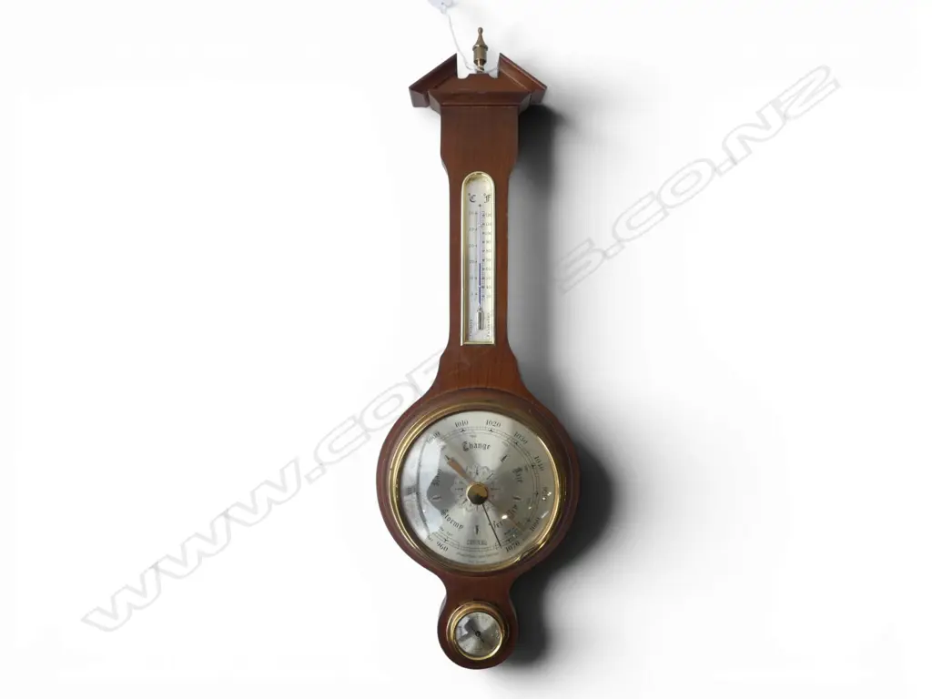 WEST GERMAN HUGER BANJO BAROMETER H.530mm Image 1++