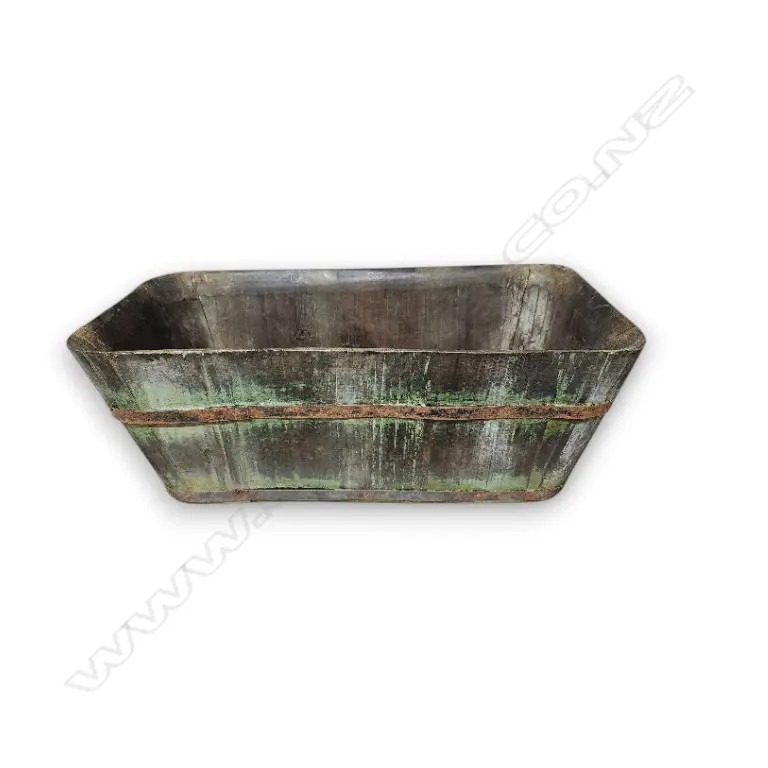 WOODEN PLANTER 20mm H x 450mm L Image 1++