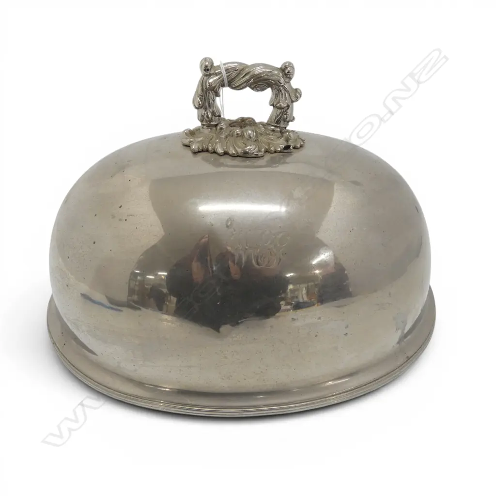 SILVER PLATE FOOD DOME W.350mm Image 1++