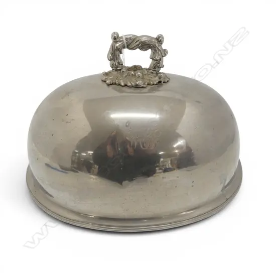 SILVER PLATE FOOD DOME W.350mm