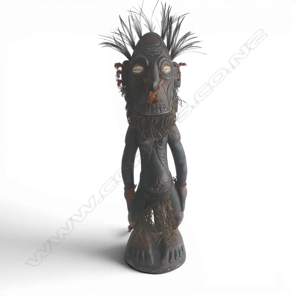 PNG CARVED WOODEN FIGURE H.650mm Image 1++