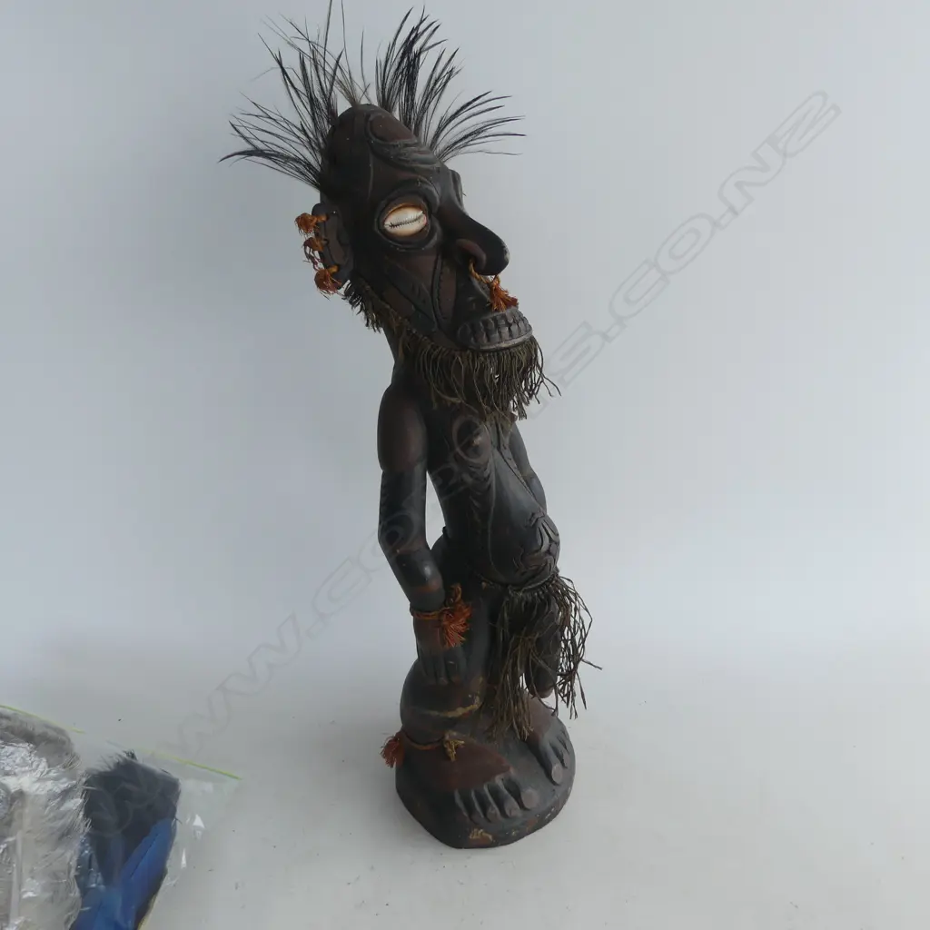 PNG CARVED WOODEN FIGURE H.650mm Image 1++