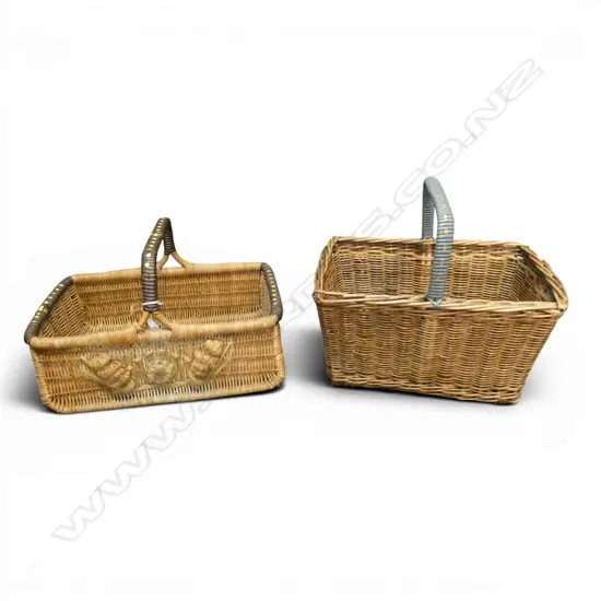 2 CANE BASKETS W.360mm