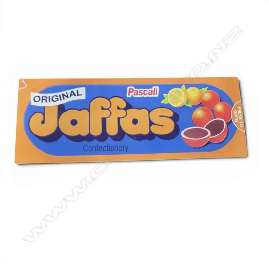 MODERN TIN JAFFA SIGN 600X230mm