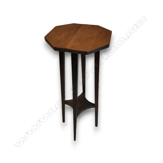 OCTAGONAL WOOD PLANT STAND 800mm H split to top
