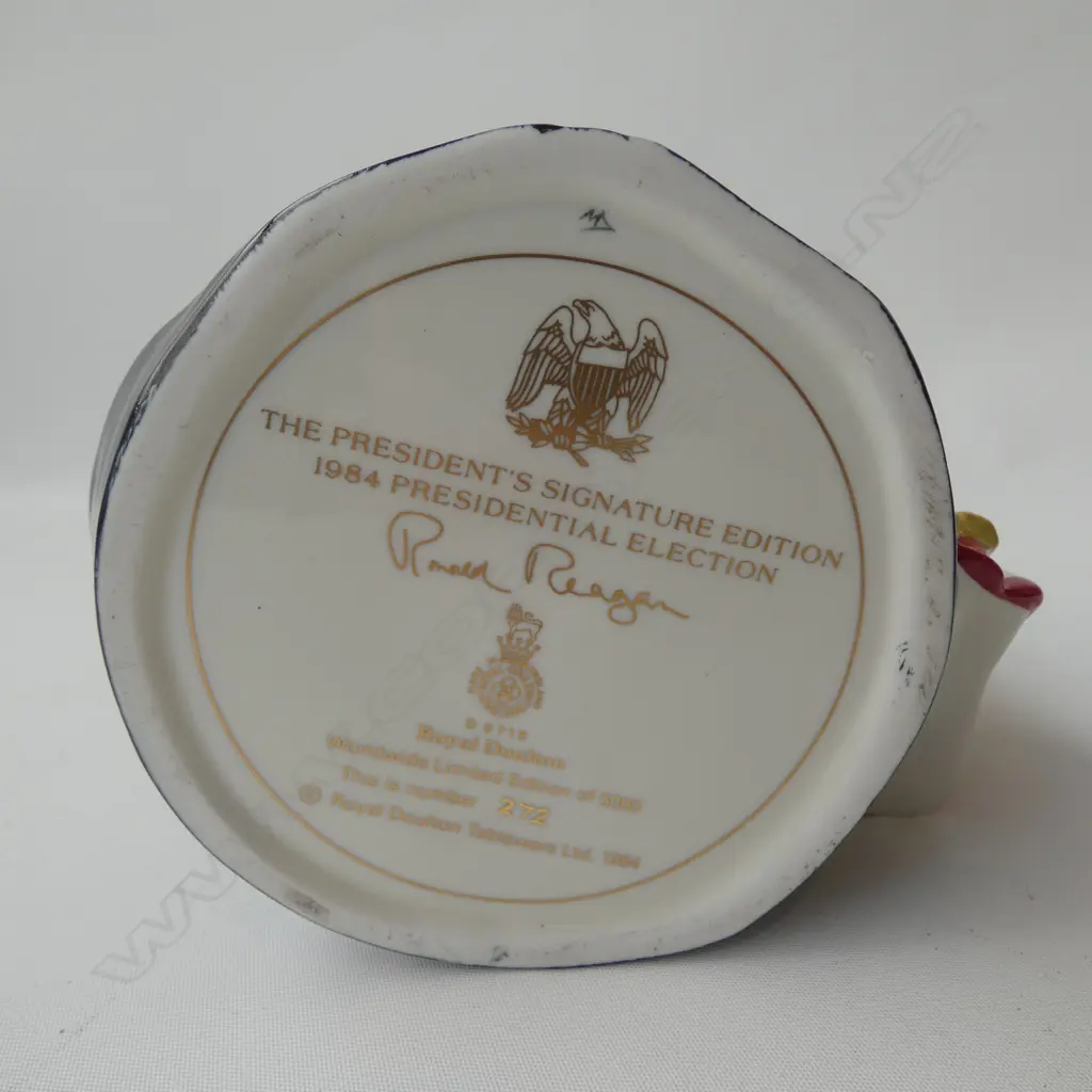 ROYAL DOULTON RONALD REAGAN TOBY JUG 272/5000 H.190mm Image 1++