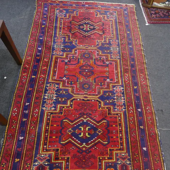 HAND KNOTTED ALL WOOL RUG 2400x1400mm