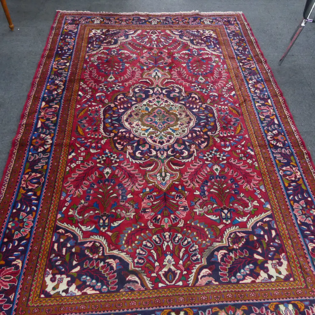 HAND KNOTTED WOOL PILE RUG 3200x2100mm Image 1++