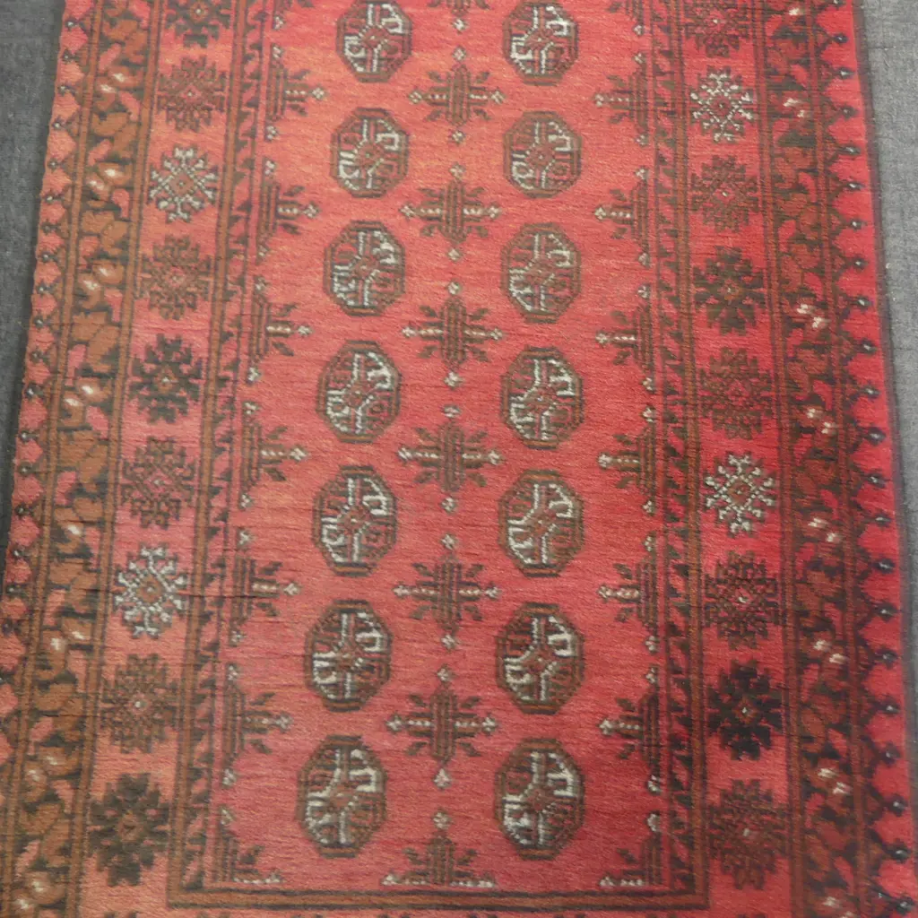 HAND KNOTTED WOOL PILE RUNNER 3800x800mm Image 1++