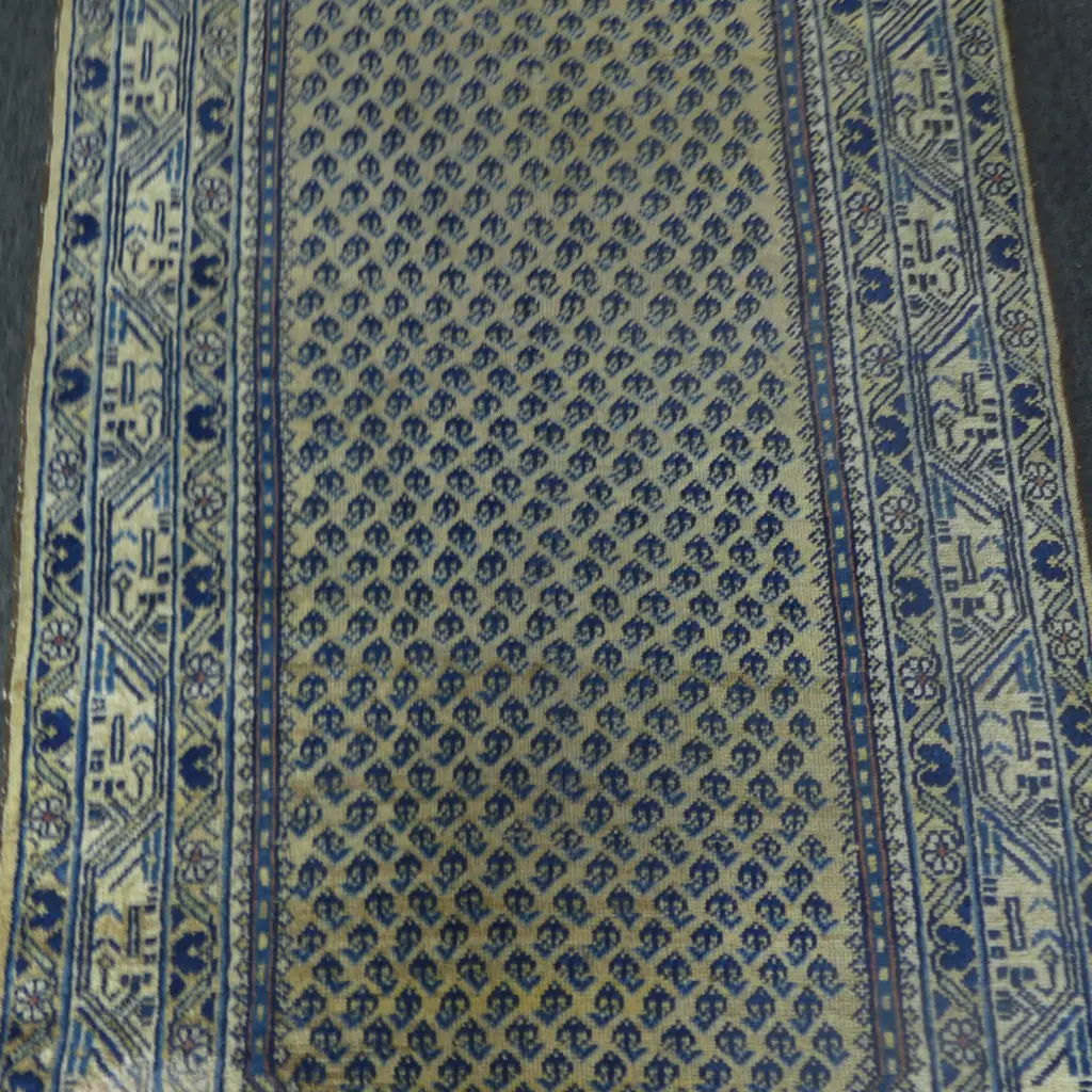HAMADAN HAND KNOTTED WOOL PILE RUNNER 2960x960mm Image 1++