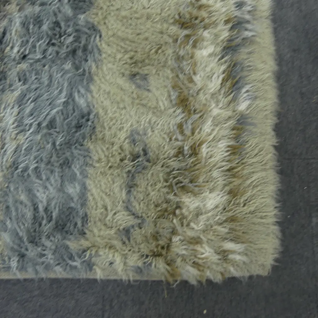TECHLOOM 'TULU' HAND KNOTTED 100% ANGORA WOOL RUG 2350x1670mm Image 1++