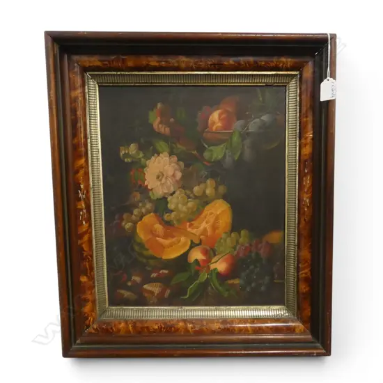 STILL LIFE OIL ON CANVAS 420x340mm