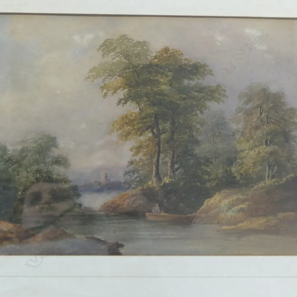 19thC. ARTIST UNKNOWN, CHELTENHAM UK, WATERCOLOUR, PARTIALORIGINAL LABEL VERSO 230x325mm Image 1++