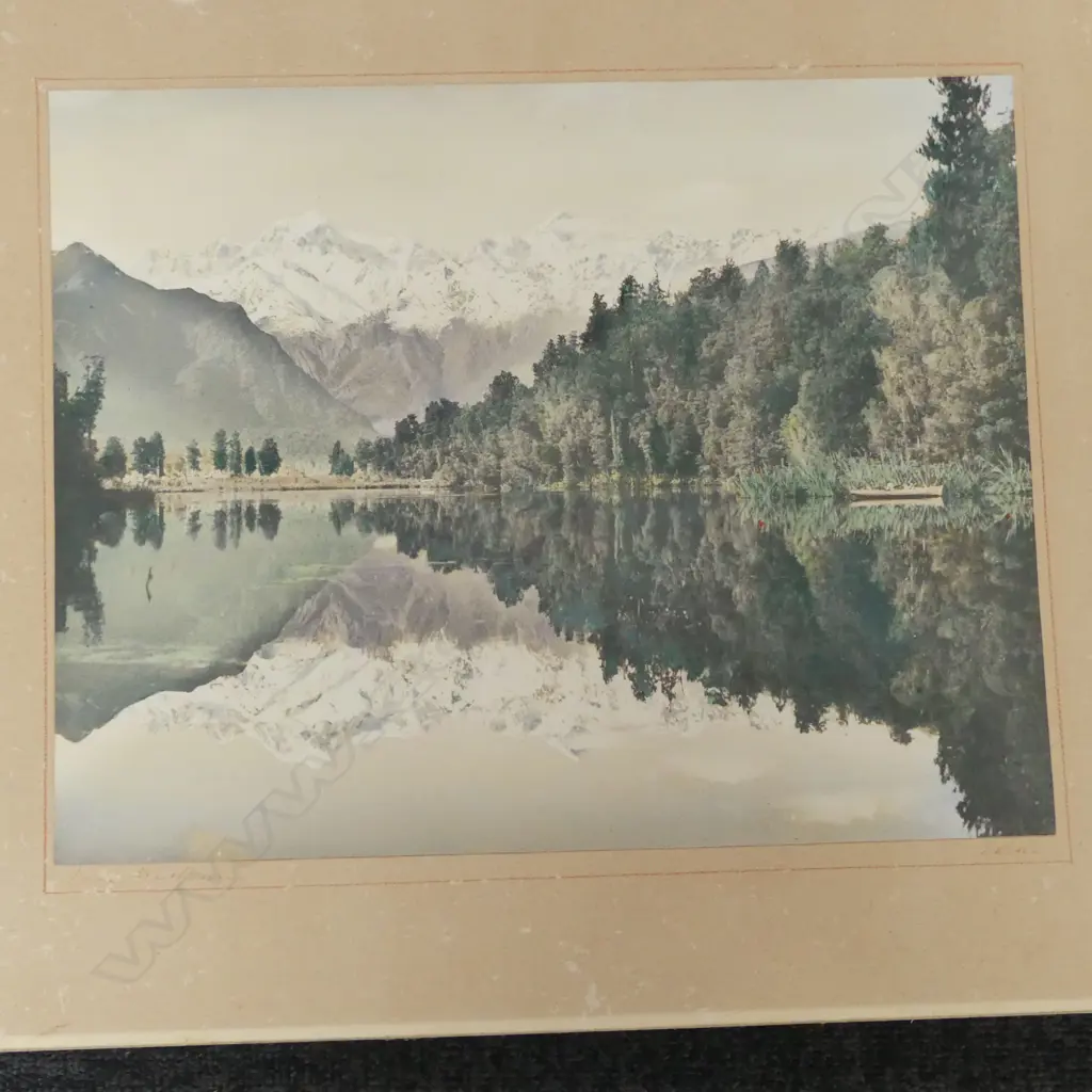 2 WHITES AVIATION,'KAIKOURA COAST' 290x370mm (FRAME AF), 'LAKE MATHESON' 295x370mm not framed Image 1++
