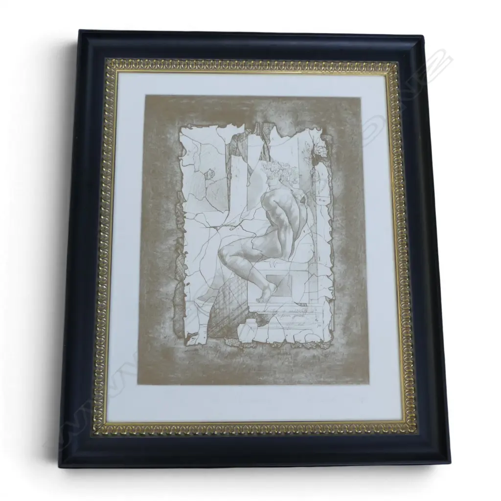 P. HACKETT 'THE RESTORATION' PRINT 1/1 1998 700x550mm Image 1++
