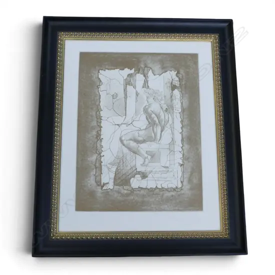 P. HACKETT 'THE RESTORATION' PRINT 1/1 1998 700x550mm