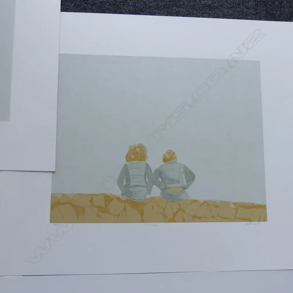COLLECTION OF 5 NUMBERED SCREEN PRINTS SIGNED REBECCA DAWSON Image 1++