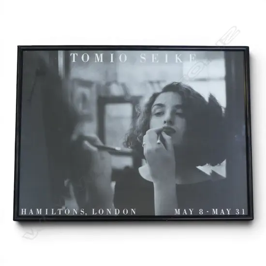 TOMIO SEIKE EXHIBITION POSTER HAMILTONS, LONDON MAY 8 - MAY 31 440x600mm
