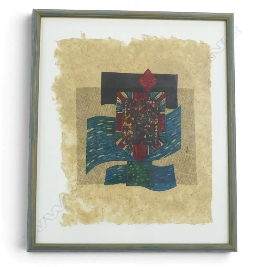 GABRIELLE BELZ 'UNDER COVER OF DARKNESS' 3/10 MIXED MEDIA, 1996 540x450mm Image 1++