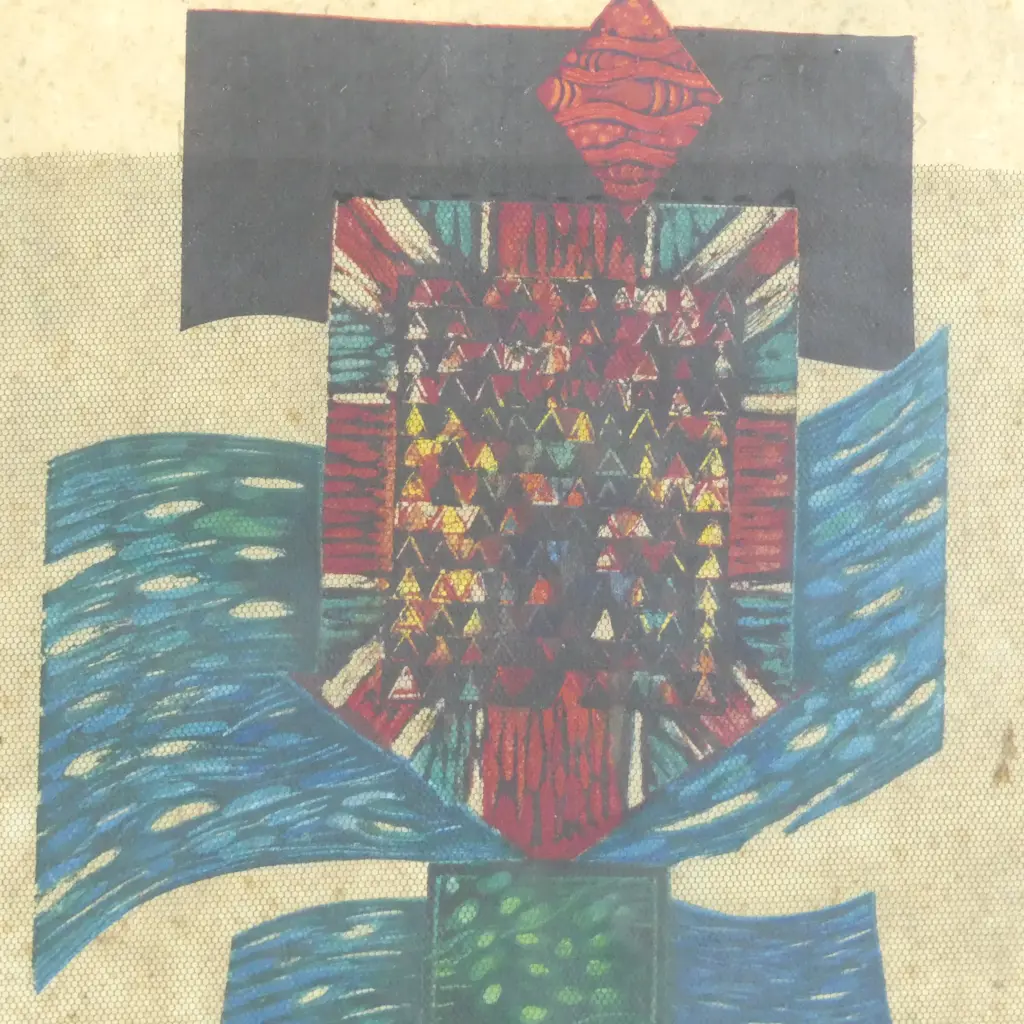 GABRIELLE BELZ 'UNDER COVER OF DARKNESS' 3/10 MIXED MEDIA, 1996 540x450mm Image 1++