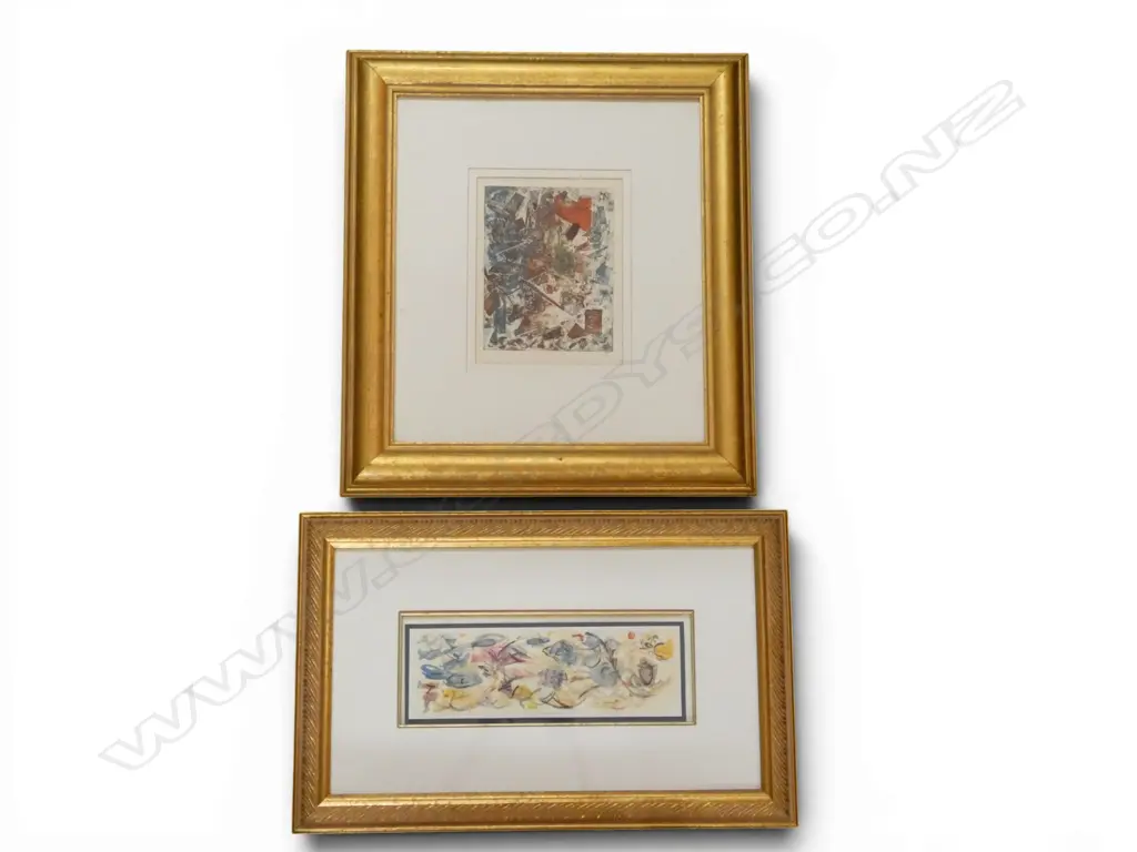 2 JOSEPH BAU (1920-2022) UNTITLED WCs 90x290, 220x170mm Image 1++