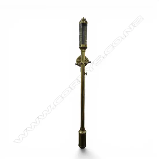 DESTERRO LISBON BRASS MARINE STICK BAROMETER L.950mm 