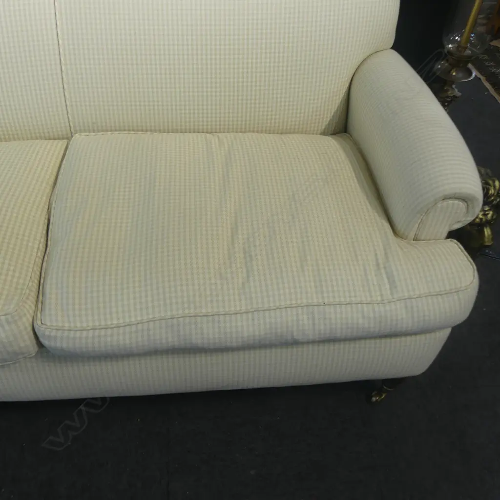 DESIGNERS COLLECTION SOFA, FADED WOOL UPHOLSTERY 1800x850x900mm Image 1++
