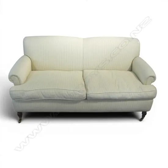 DESIGNERS COLLECTION SOFA, FADED WOOL UPHOLSTERY 1800x850x900mm