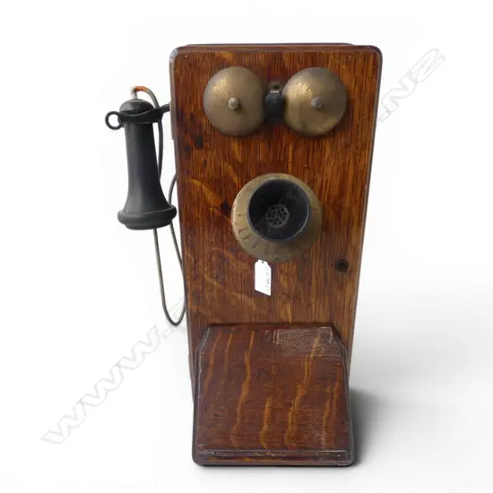 ANTIQUE WALL TELEPHONE H.460mm