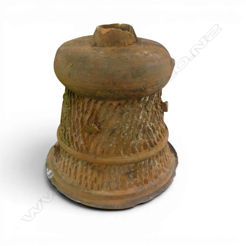 19thC NZ POTTERY URN TOP H.400mm Image 1++