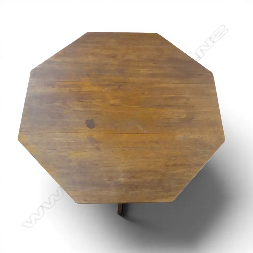 OCTOGONAL ARTS AND CRAFTS SIDE TABLE, 650 X 730MM Image 1++
