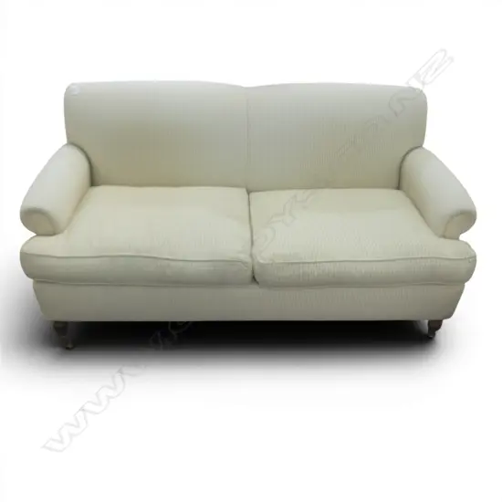 DESIGNERS COLLECTION SOFA, FADED WOOL UPHOLSTERY 1800x850x900mm