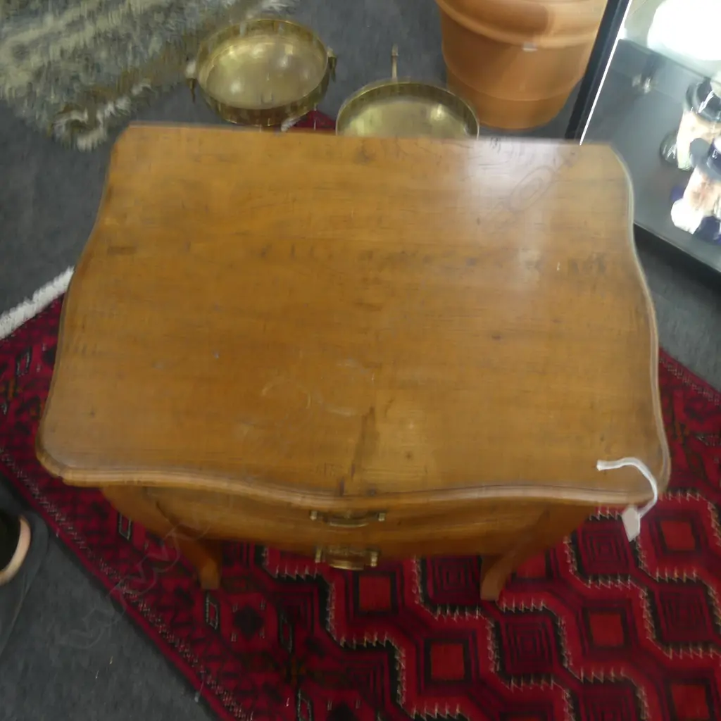 BOMBE BEDSIDE DRAWERS 540x405x650mm Image 1++
